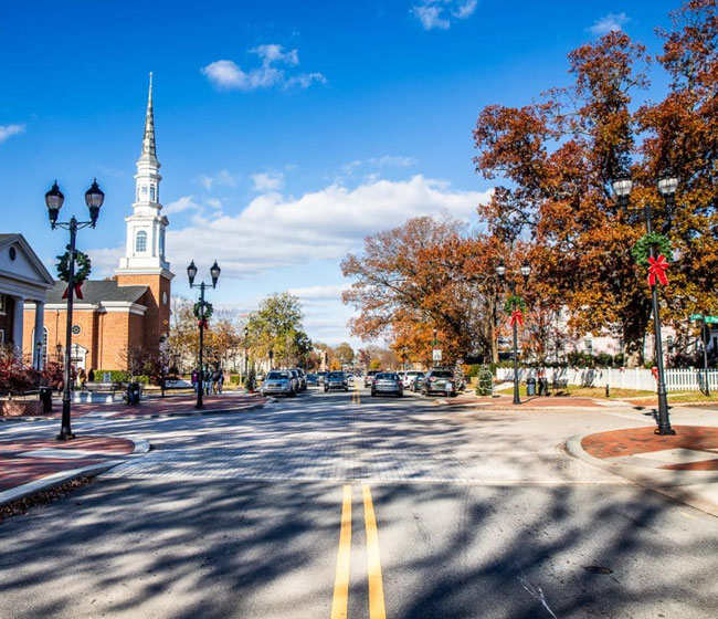 Close-up of modern smart lock installation process