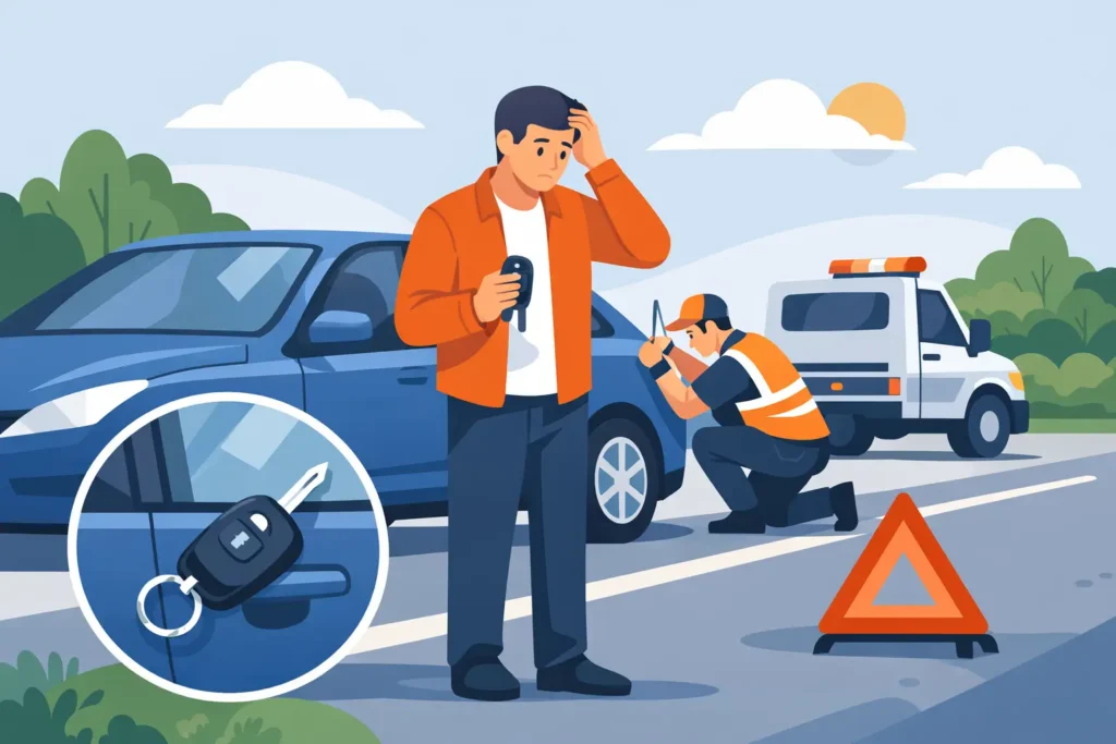 Car Lockout Roadside Example and What to Do