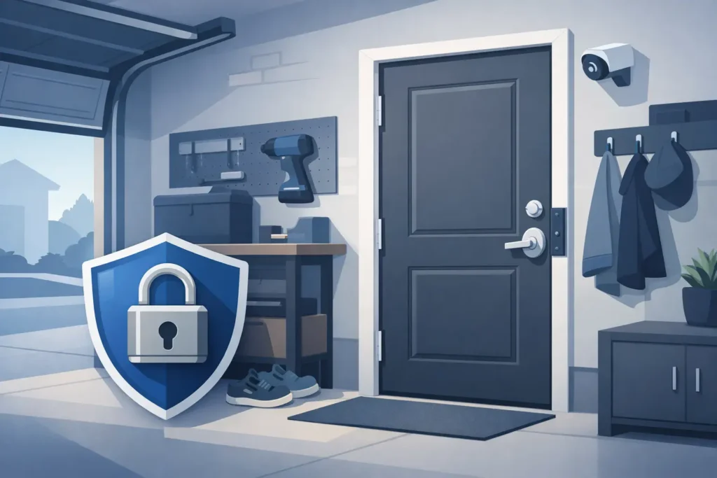 Garage Entry Door Security That Holds Up