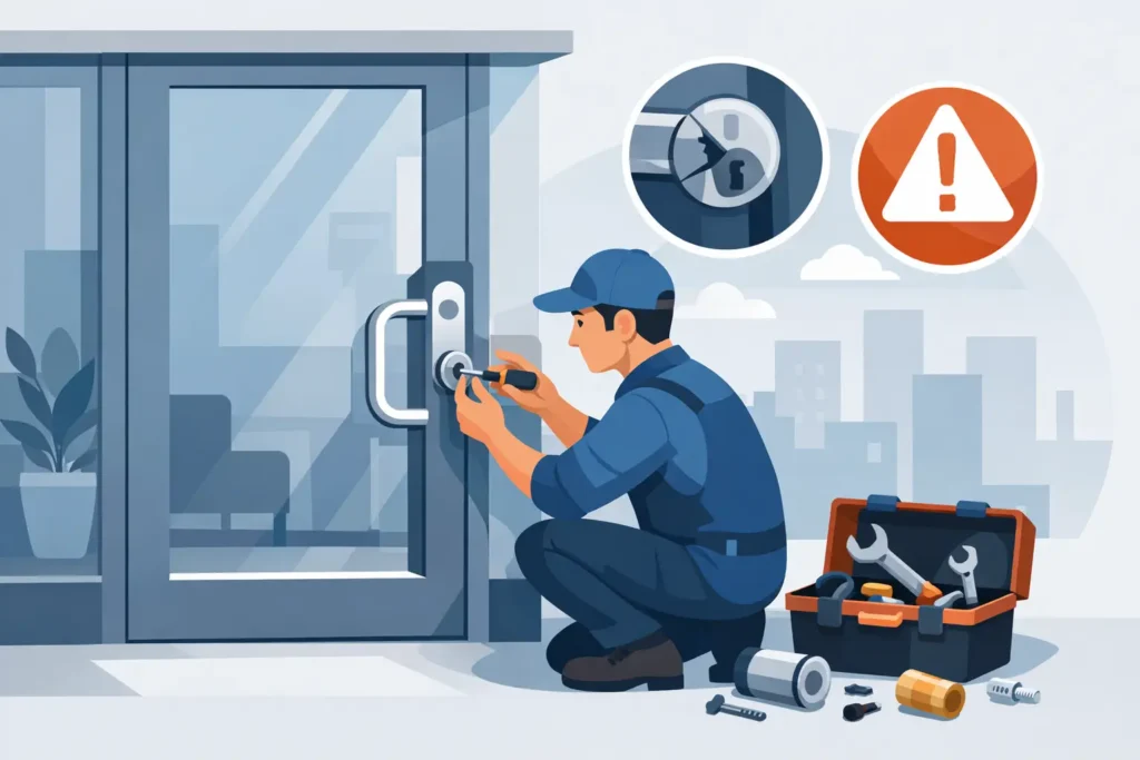 Storefront Door Lock Repair: What to Fix Fast
